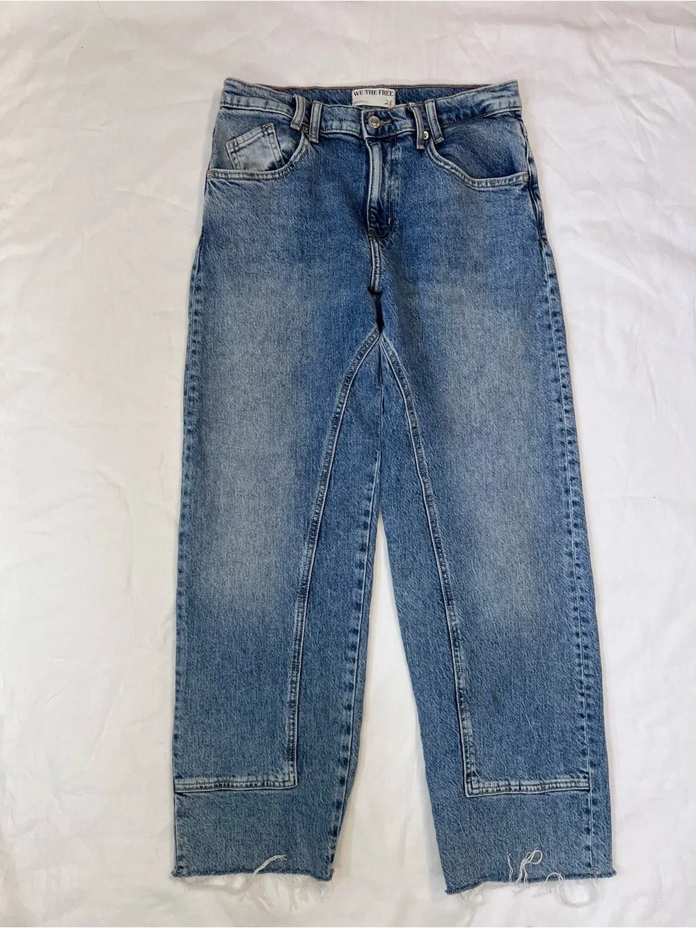 We The Free Risk Taker Raw Hem Straight Jean